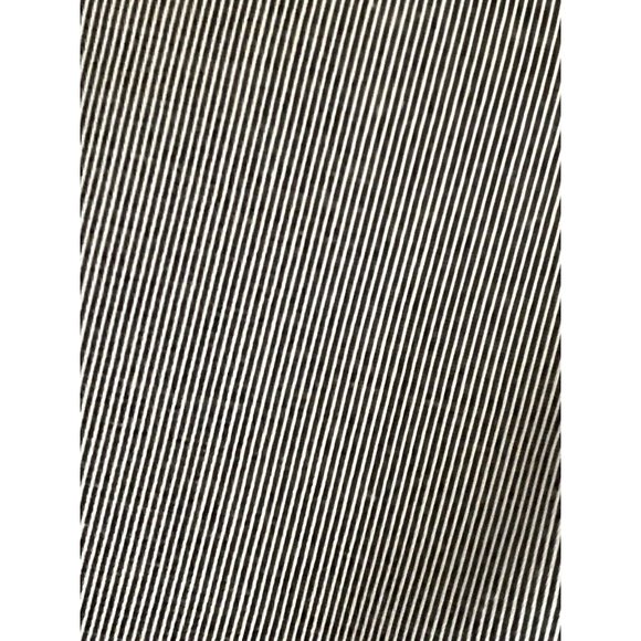 Akris Punto Gray Pinstripe High Rise Wide Leg Pants 8/ 32" X 30" Side Zip Belt - Picture 11 of 16